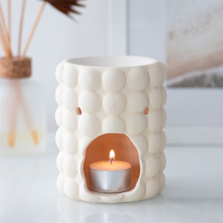 Cream Speckle Bubble Wax Warmer
