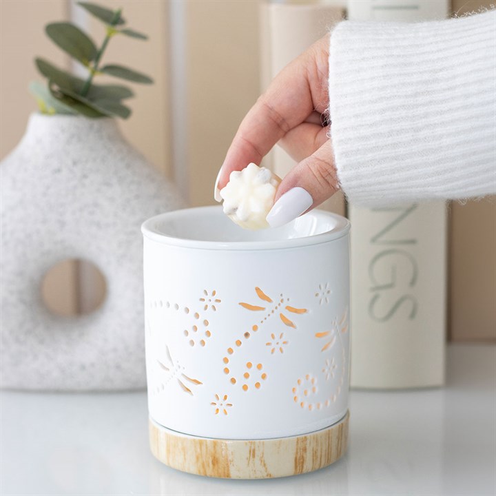 Dragonfly Matte Ceramic Wax Warmer