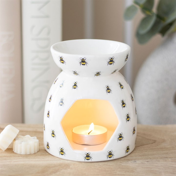 All Over Bee Print Wax Warmer