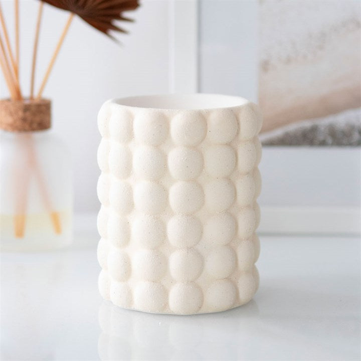 Cream Speckle Bubble Wax Warmer