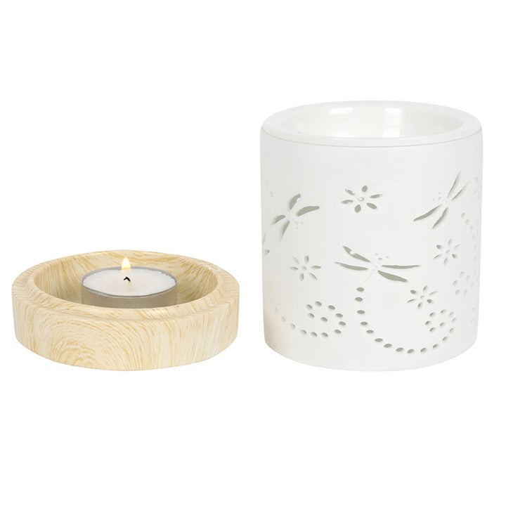 Dragonfly Matte Ceramic Wax Warmer