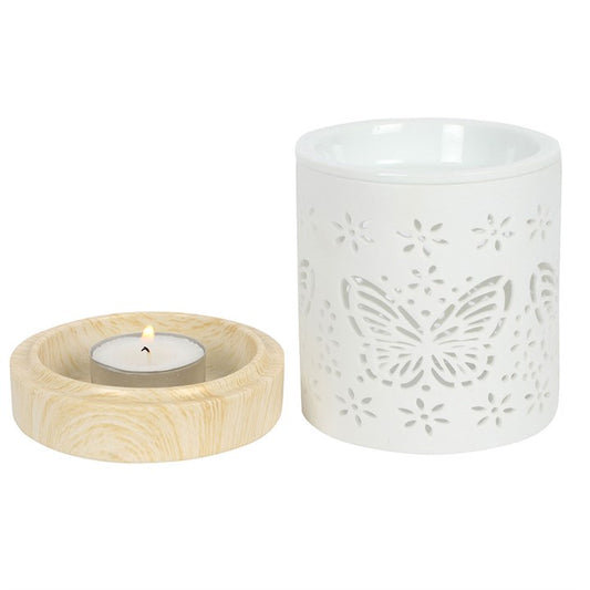 Matte Ceramic Butterfly Wax Warmer